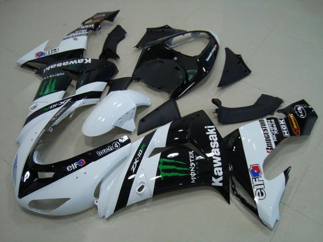 Blanco Monster Carenado Moto Kawasaki ZX10R 06-07 Blanco Monster Carenado Moto Kawasaki ZX10R 06-07