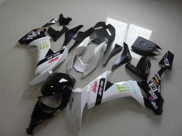 Blanco Monster Carenado Moto Kawasaki ZX10R 08-10 Blanco Monster Carenado Moto Kawasaki ZX10R 08-10