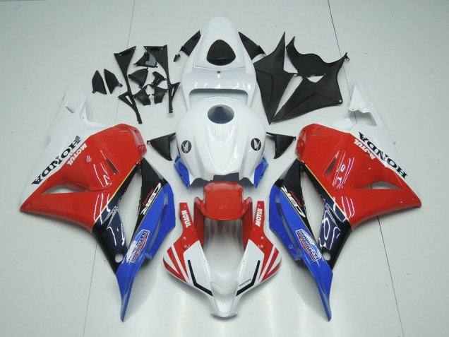 Blanco Motul Rojo Azul Carenado Moto Honda CBR 600 RR 09-12 Blanco Motul Rojo Azul Carenado Moto Honda CBR 600 RR 09-12