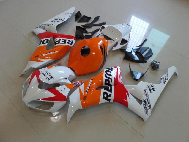 Blanco & Naranja Repsol Carenado Moto Honda CBR 1000 RR 06-07 Blanco & Naranja Repsol Carenado Moto Honda CBR 1000 RR 06-07