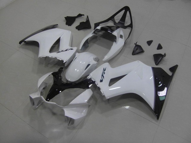 Blanco Negro ABS Moto Plástica Honda VFR 800 02-13 Blanco Negro ABS Moto Plástica Honda VFR 800 02-13