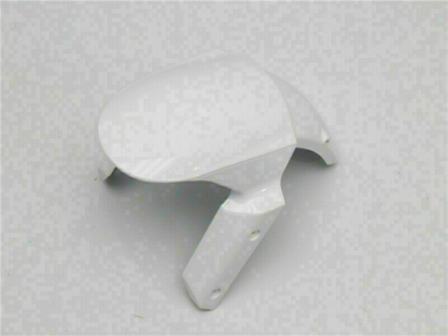 Blanco Negro ABS Moto Plástica Kawasaki ZX6R 09-12 Blanco Negro ABS Moto Plástica Kawasaki ZX6R 09-12