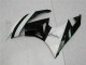 Blanco Negro ABS Moto Plástica Kawasaki ZX6R 09-12 Blanco Negro ABS Moto Plástica Kawasaki ZX6R 09-12