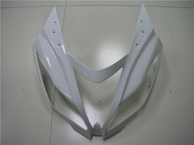 Blanco Negro ABS Moto Plástica Kawasaki ZX6R 13-18 Blanco Negro ABS Moto Plástica Kawasaki ZX6R 13-18