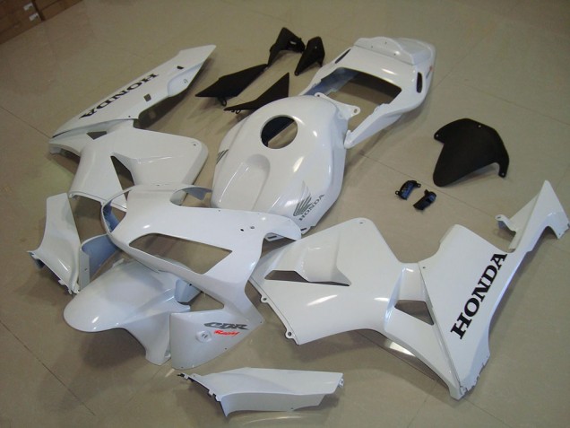 Blanco Negro Calcomanía Carenado Moto Honda CBR 600 RR 03-04 Blanco Negro Calcomanía Carenado Moto Honda CBR 600 RR 03-04