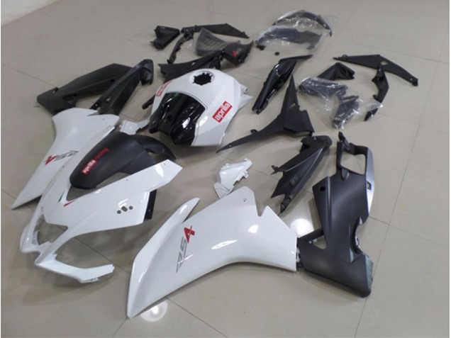 Blanco Negro Carenado Moto Aprilia RS4 50 125 11-18 Blanco Negro Carenado Moto Aprilia RS4 50 125 11-18