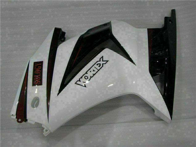 Blanco Negro Carenado Moto Kawasaki EX250 08-12 Blanco Negro Carenado Moto Kawasaki EX250 08-12