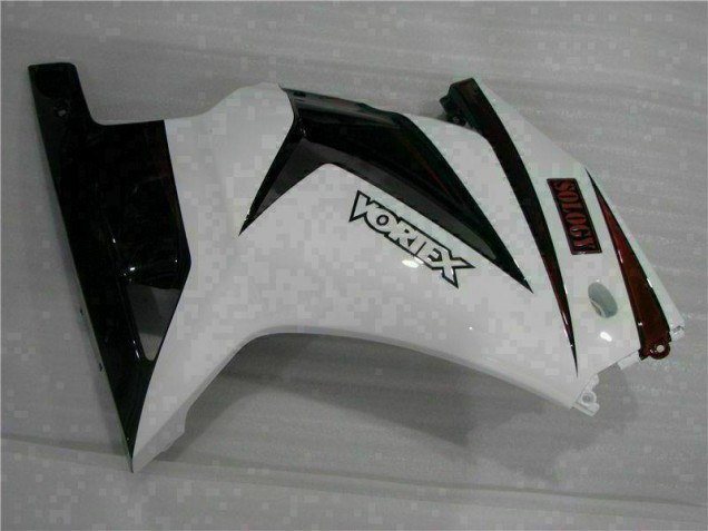 Blanco Negro Carenado Moto Kawasaki EX250 08-12 Blanco Negro Carenado Moto Kawasaki EX250 08-12