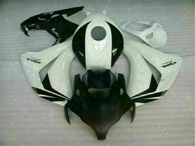 Blanco Negro Carenado Moto & Plástico Honda CBR 1000 RR 08-11 Blanco Negro Carenado Moto & Plástico Honda CBR 1000 RR 08-11