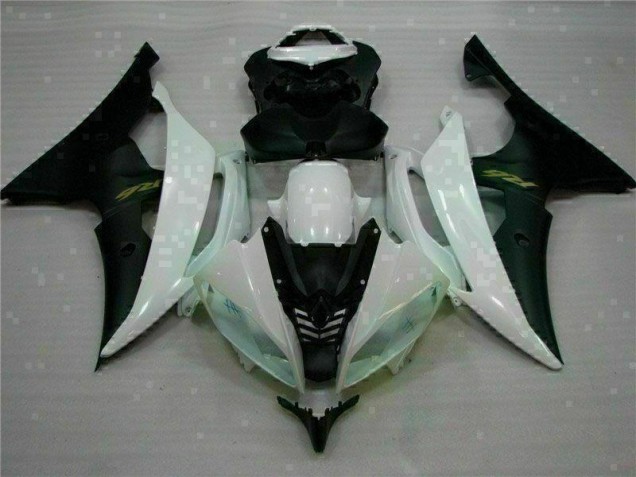 Blanco Negro Carenado Moto & Plástico Yamaha R6 08-16 Blanco Negro Carenado Moto & Plástico Yamaha R6 08-16