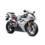 Blanco Negro Carenado Moto Triumph Daytona 675 Triple 06-08
