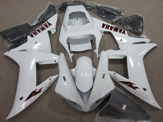 Blanco Negro Carenado Moto Yamaha R1 02-03 Blanco Negro Carenado Moto Yamaha R1 02-03