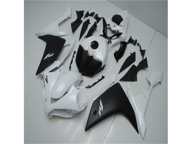 Blanco Negro Carenado Moto Yamaha R1 07-08 Blanco Negro Carenado Moto Yamaha R1 07-08