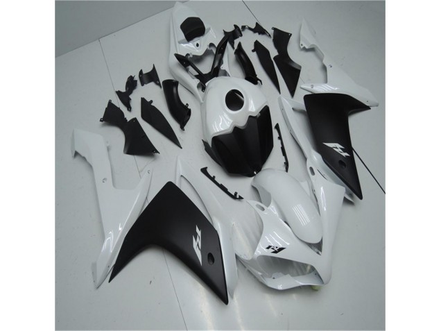 Blanco Negro Carenado Moto Yamaha R1 07-08 Blanco Negro Carenado Moto Yamaha R1 07-08