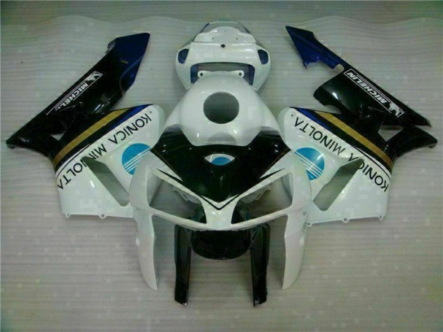 Blanco Negro Carenado & Plástico Moto Honda CBR 600 RR 05-06 Blanco Negro Carenado & Plástico Moto Honda CBR 600 RR 05-06