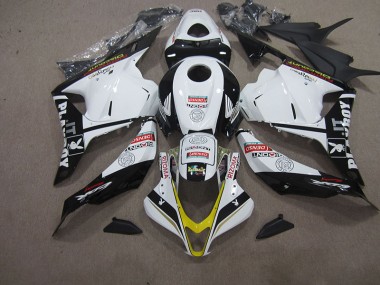Blanco Negro DENSO RIZOMA Carenado Moto Honda CBR 600 RR 09-12