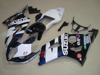 Blanco Negro Elf Carenado Moto Suzuki GSXR 1000 K3 03-04