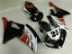 Blanco Negro Inyección Kit Carenado Moto Yamaha R6 08-16 Blanco Negro Inyección Kit Carenado Moto Yamaha R6 08-16
