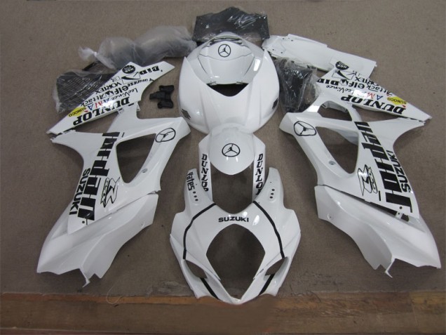 Blanco Negro Jordan Carenado Moto Suzuki GSXR 1000 K7 07-08 Blanco Negro Jordan Carenado Moto Suzuki GSXR 1000 K7 07-08