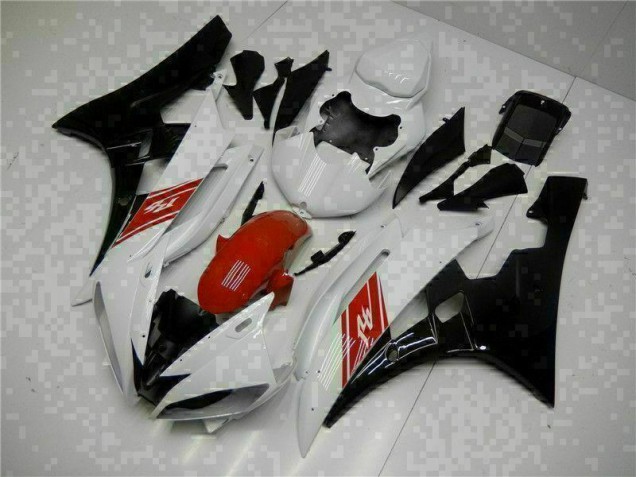 Blanco Negro Kit Carenado ABS Completo Yamaha R6 06-07 Blanco Negro Kit Carenado ABS Completo Yamaha R6 06-07