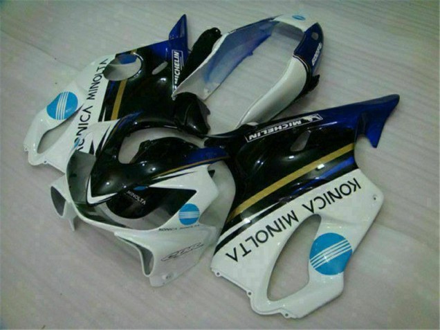 Blanco Negro Kits ABS Carenado Motocicleta Honda CBR 600 F4i 04-07 Blanco Negro Kits ABS Carenado Motocicleta Honda CBR 600 F4i 04-07