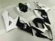Blanco Negro Kits Completo Carenado Moto ABS Suzuki GSXR 1000 K5 05-06 Blanco Negro Kits Completo Carenado Moto ABS Suzuki GSXR 1000 K5 05-06