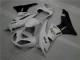 Blanco Negro Ninja Carenado Moto Kawasaki ZX6R 09-12 Blanco Negro Ninja Carenado Moto Kawasaki ZX6R 09-12