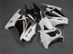 Blanco Negro Ninja Carenados Moto Kawasaki EX250 08-12 Blanco Negro Ninja Carenados Moto Kawasaki EX250 08-12