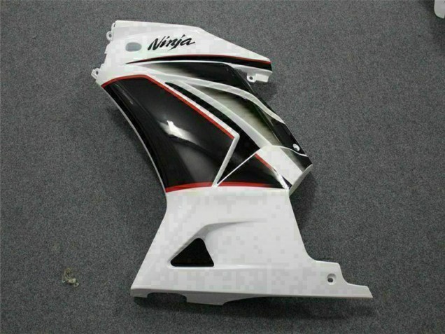 Blanco Negro Ninja Carenados Moto Kawasaki EX250 08-12 Blanco Negro Ninja Carenados Moto Kawasaki EX250 08-12