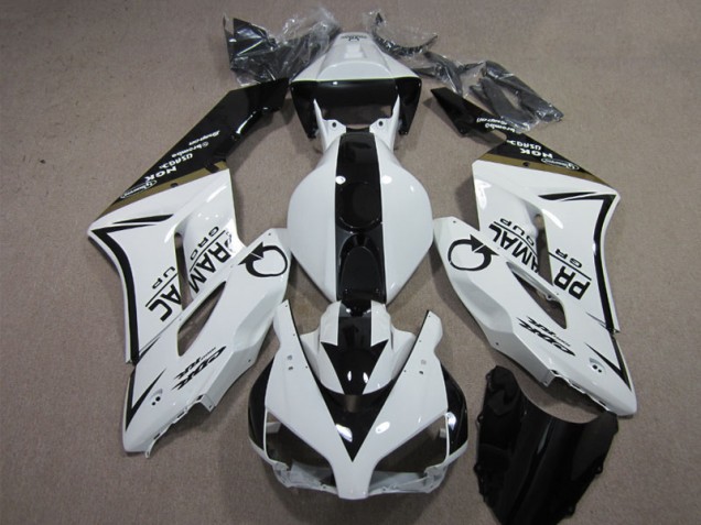 Blanco Negro PRAMAC Carenado Moto Honda CBR 1000 RR 04-05 Blanco Negro PRAMAC Carenado Moto Honda CBR 1000 RR 04-05