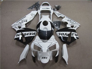 Blanco Negro Repsol Kit Completo Carenado Moto Honda CBR 600 RR 05-06