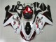 Blanco Negro Rojo Carenado Moto Kawasaki ZX6R 07-08 Blanco Negro Rojo Carenado Moto Kawasaki ZX6R 07-08