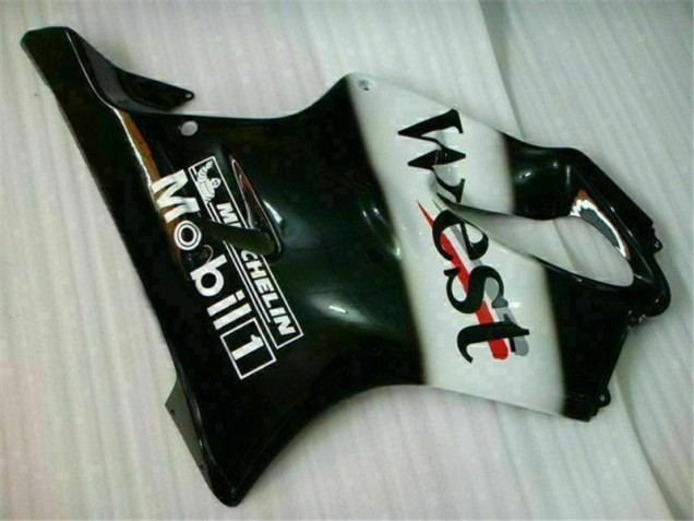 Blanco Negro West Carenado Moto Honda CBR 600 F4i 01-03 Blanco Negro West Carenado Moto Honda CBR 600 F4i 01-03