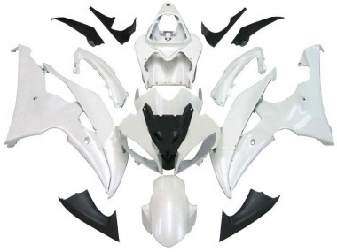 Blanco Perla Kit Completo Carenado Moto Yamaha R6 08-16