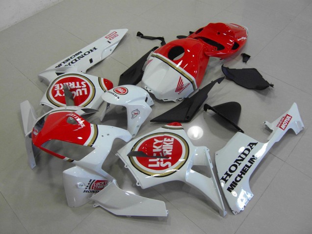 Blanco Perla Lucky Strike Carenado Moto Honda CBR 600 RR 05-06 Blanco Perla Lucky Strike Carenado Moto Honda CBR 600 RR 05-06