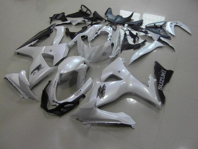Blanco Perla & Negro Carenado Moto Suzuki GSXR 1000 K9 09-16 Blanco Perla & Negro Carenado Moto Suzuki GSXR 1000 K9 09-16