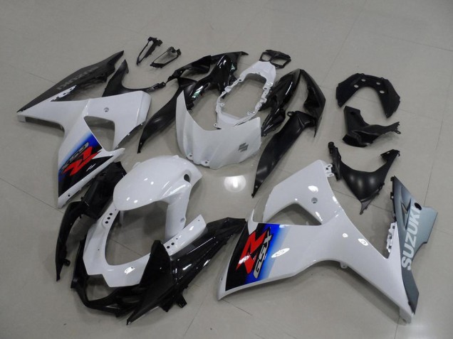 Blanco Plata Carenado Moto Suzuki GSXR 1000 K9 09-16 Blanco Plata Carenado Moto Suzuki GSXR 1000 K9 09-16