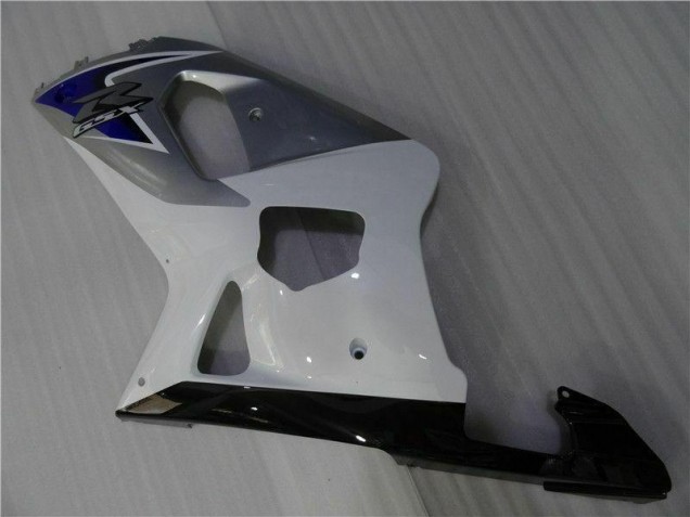 Blanco Plata Carenado Moto Suzuki GSXR 600 / 750 K1 K2 K3 01-03 Blanco Plata Carenado Moto Suzuki GSXR 600 / 750 K1 K2 K3 01-03