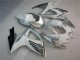 Blanco Plata Kit Completo Carenado Moto Suzuki GSXR 600 / 750 K6 06-07 Blanco Plata Kit Completo Carenado Moto Suzuki GSXR 600 / 750 K6 06-07
