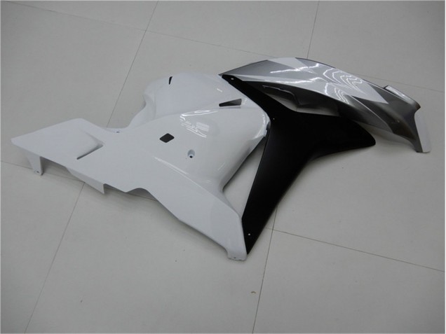 Blanco Plata Negro Carenado Moto Honda CBR 600 RR 09-12 Blanco Plata Negro Carenado Moto Honda CBR 600 RR 09-12