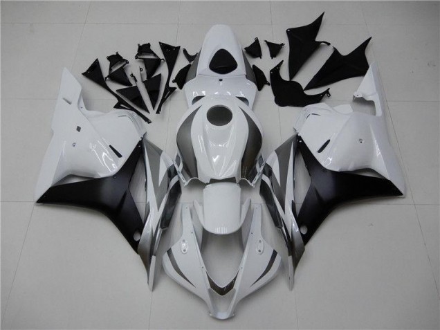 Blanco Plata Negro Carenado Moto Honda CBR 600 RR 09-12 Blanco Plata Negro Carenado Moto Honda CBR 600 RR 09-12