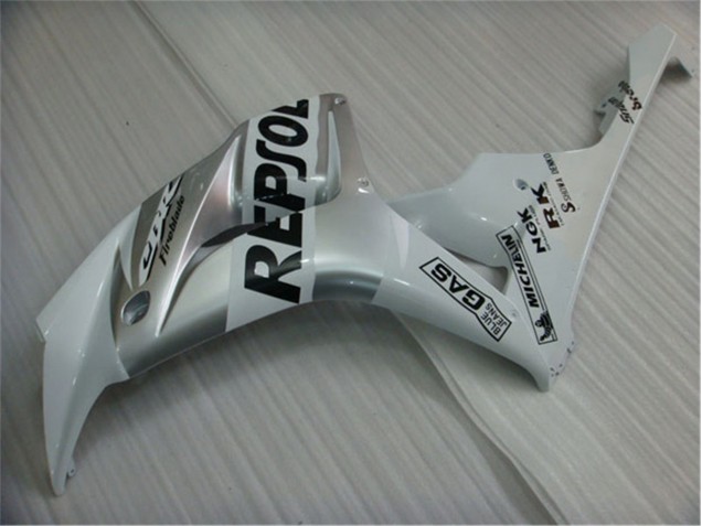 Blanco Plata Negro Repsol Moto Plástico Honda CBR 1000 RR 04-05 Blanco Plata Negro Repsol Moto Plástico Honda CBR 1000 RR 04-05
