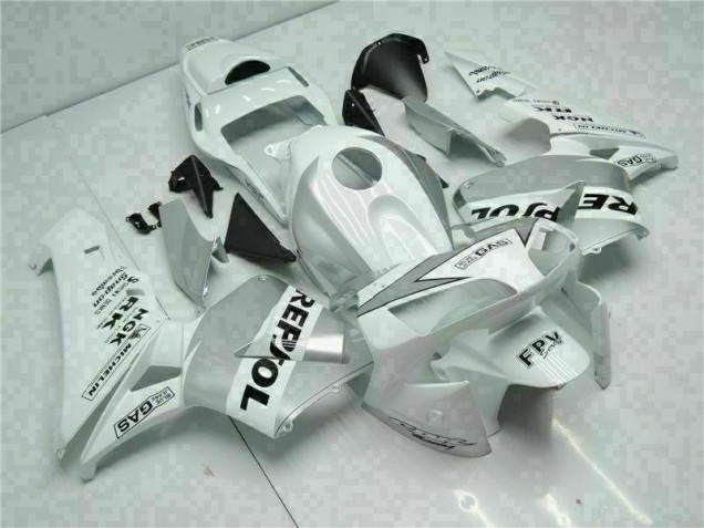 Blanco Plata Repsol Carenado Moto Honda CBR 600 RR 03-04 Blanco Plata Repsol Carenado Moto Honda CBR 600 RR 03-04
