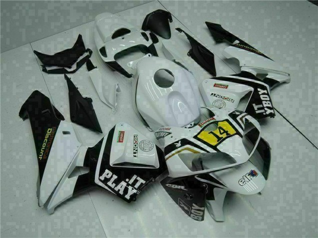 Blanco Playboy 14 Carenado Moto Honda CBR 600 RR 05-06 Blanco Playboy 14 Carenado Moto Honda CBR 600 RR 05-06