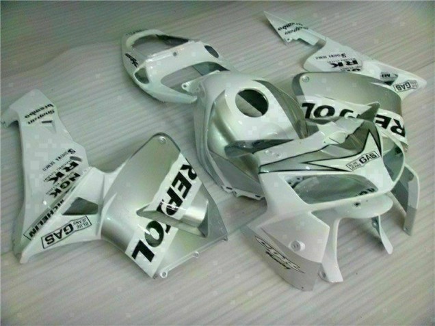 Blanco Repsol Carrocería Motocicletas Honda CBR 600 RR 05-06 Blanco Repsol Carrocería Motocicletas Honda CBR 600 RR 05-06