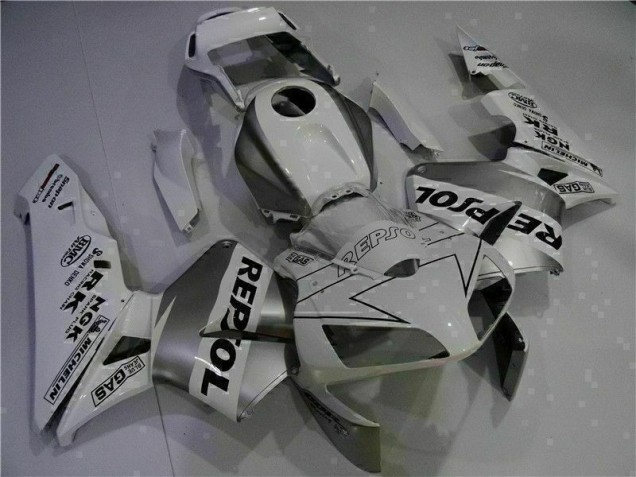 Blanco Repsol Inyección Kit Carenado Moto Honda CBR 600 RR 03-04 Blanco Repsol Inyección Kit Carenado Moto Honda CBR 600 RR 03-04