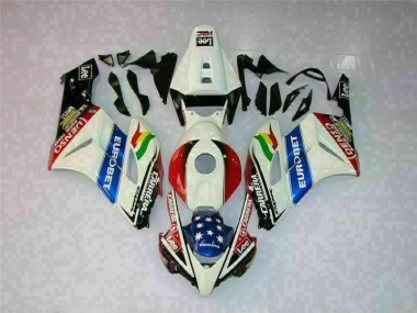 Blanco Rojo ABS Moto Plástica Honda CBR 1000 RR 04-05