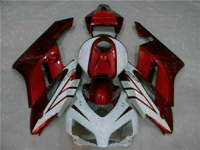 Blanco Rojo ABS Moto Plástico Honda CBR 1000 RR 04-05 Blanco Rojo ABS Moto Plástico Honda CBR 1000 RR 04-05