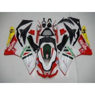 Blanco Rojo Alitalia Carenado Moto Aprilia RSV4 09-15