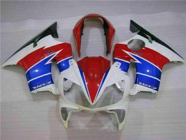 Blanco Rojo Carenado Moto Honda CBR 600 F4i 04-07 Blanco Rojo Carenado Moto Honda CBR 600 F4i 04-07